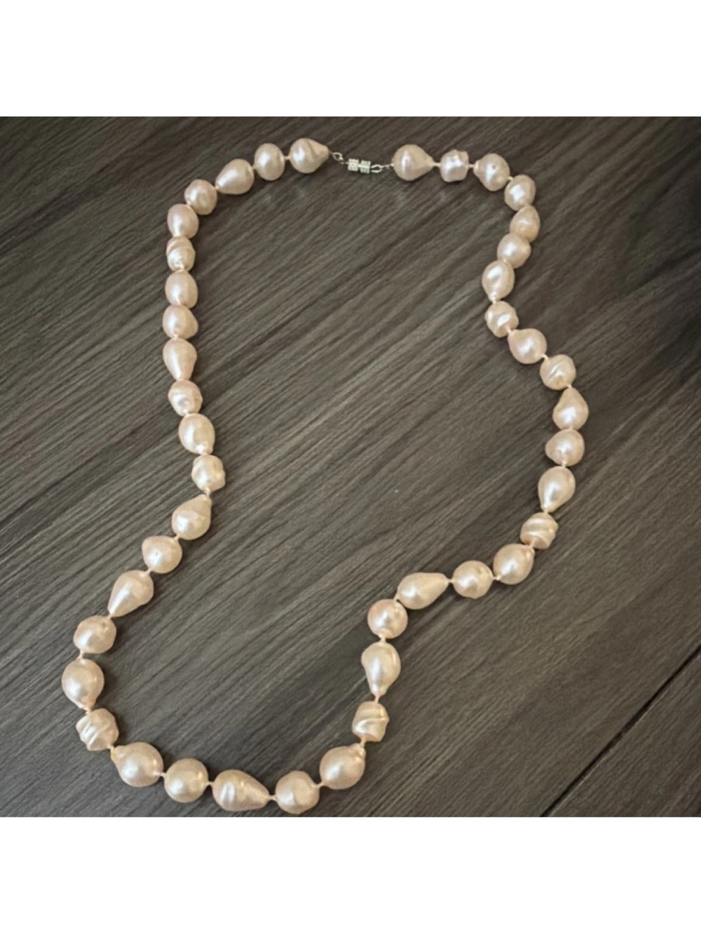 Freshwater Pearl Necklace in Cream - Elegant Timeless Design